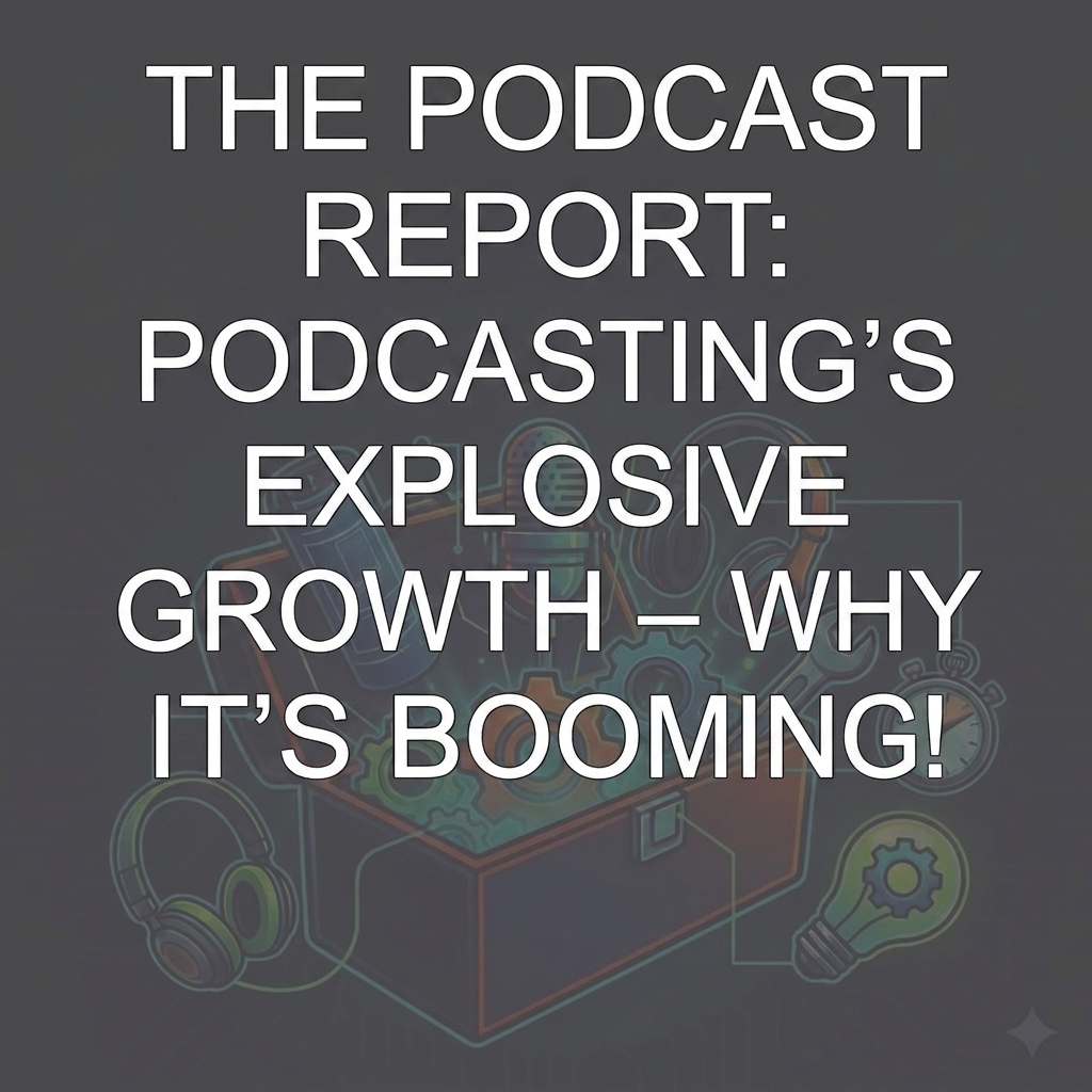 The Podcast Report: Podcasting's Explosive Growth – Why It's Booming! episode artwork